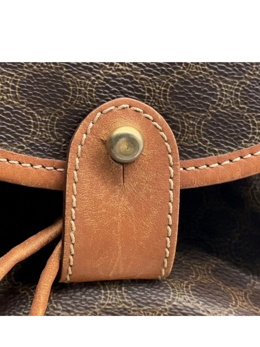 Céline Macadam Brown Backpack - Picture 7 of 10